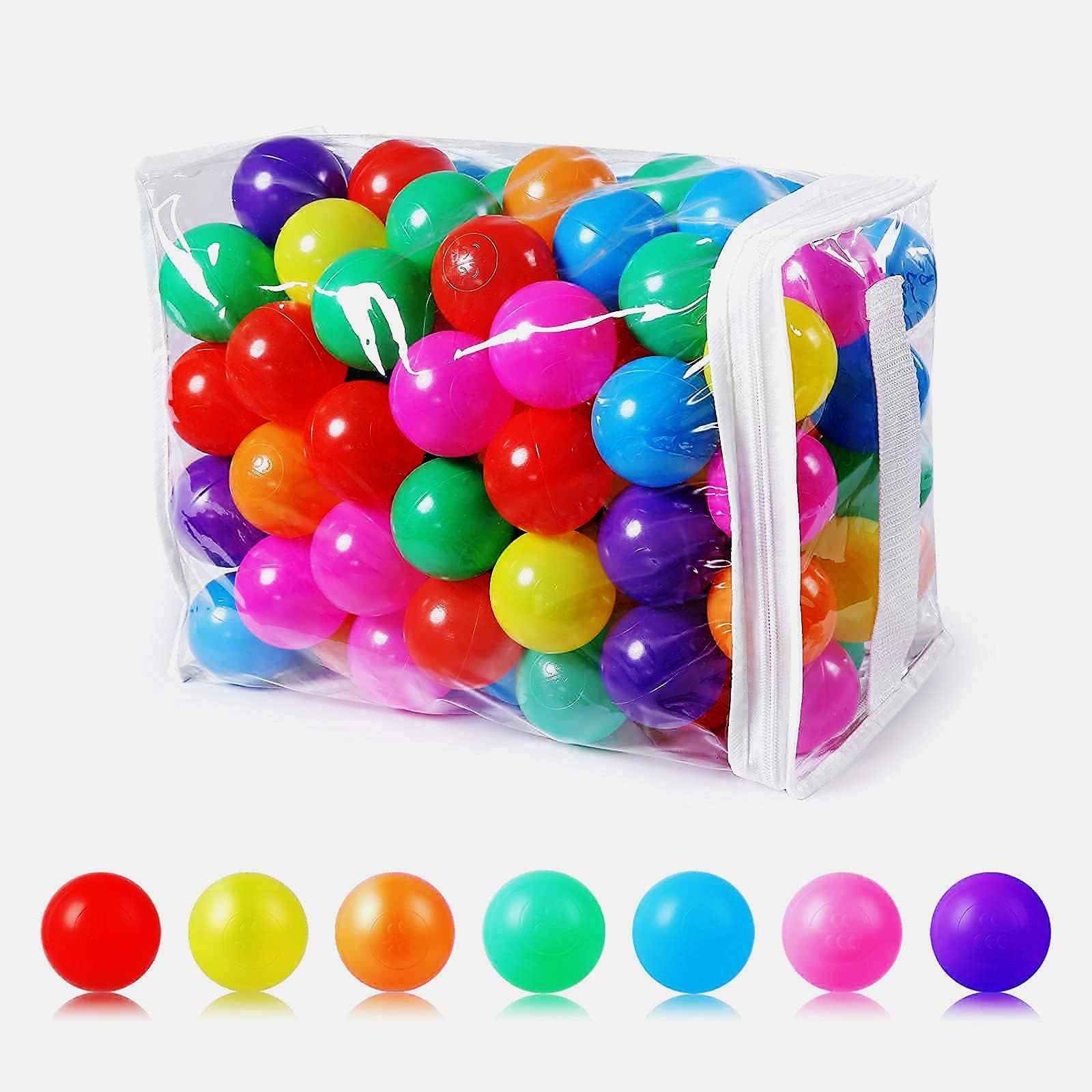 50 Ou 100 Balles De Piscine à Balles Pour Enfants - Jouets Colorés Anti-écrasement, 5.5 Cm, Pour Fosse à Balles Ou Piscine