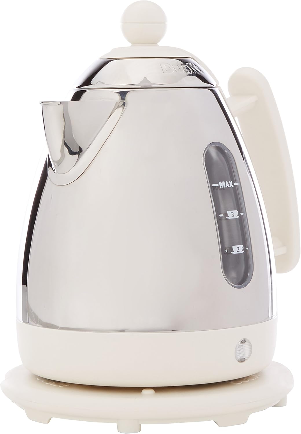 Dualit Lite Kettle 1 L 2 kW Jug Kettle Polished with Canvas White