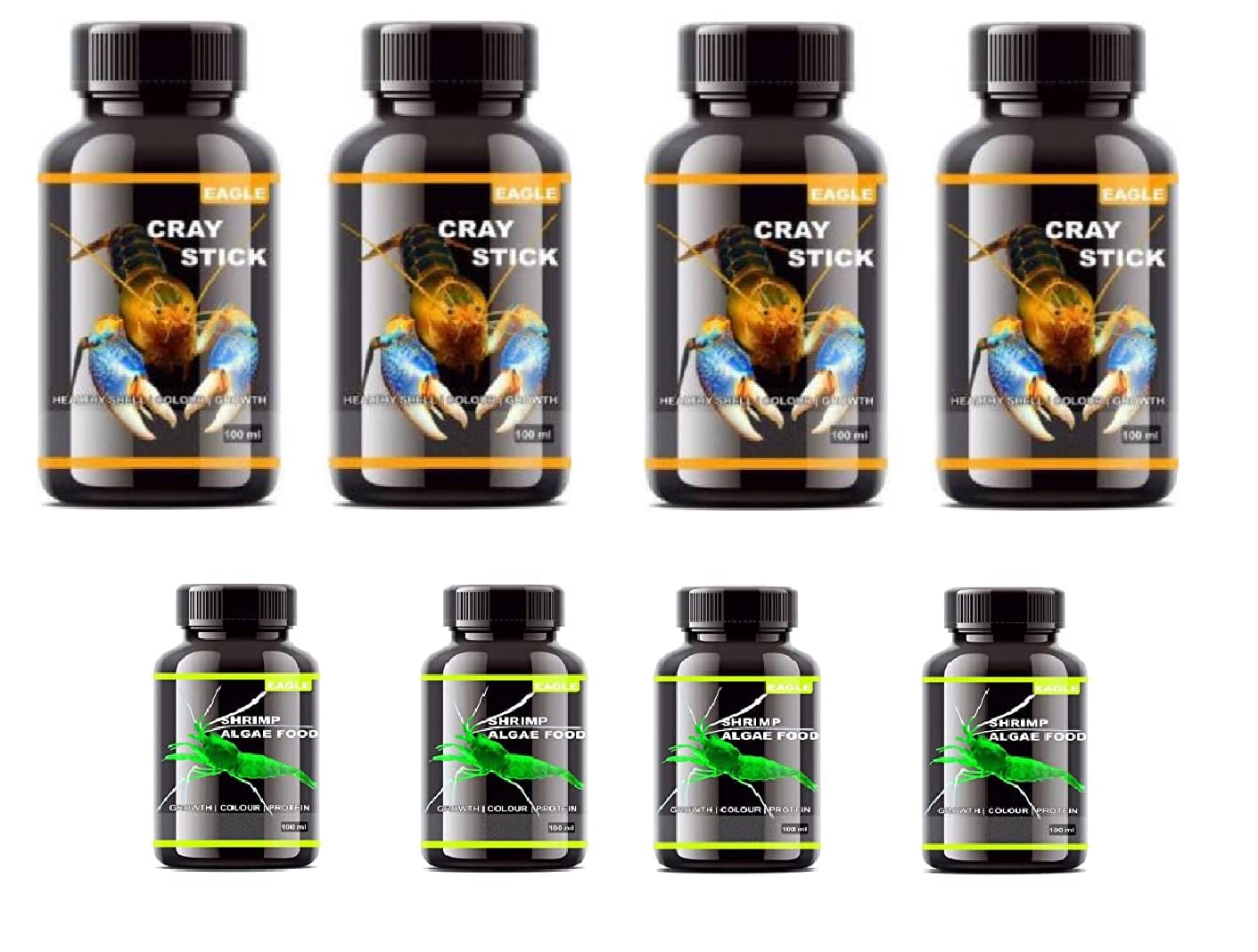 Eagle Cray Stick Food 4 + Eagle Shrimp Food 4 (8 in 1 Combo) Sold by RedBeaks (B0BCR2PXX2) Amazon Price History, Amazon Price Tracker