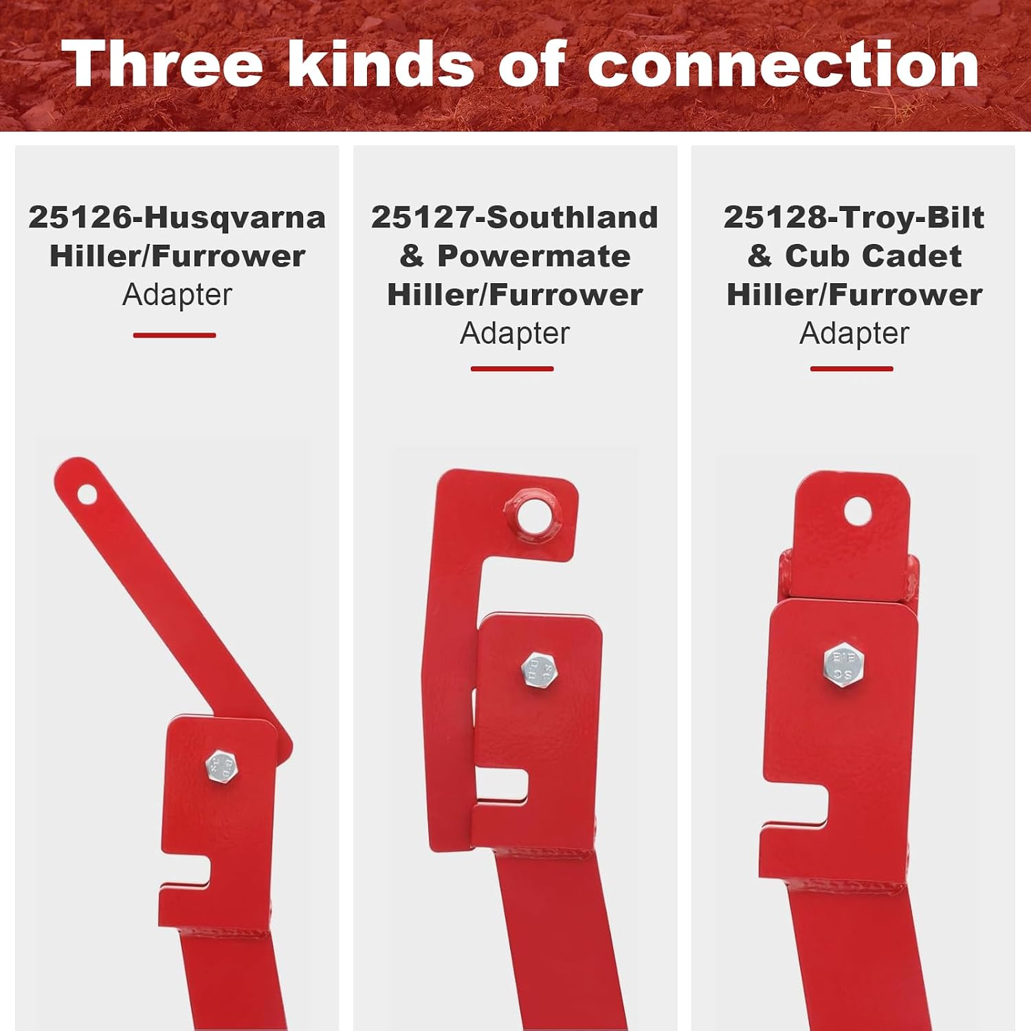 15683 Hiller-Furrower Kit for Rear Tine Tillers,Compatible with Earthquake 15683 Rototillers, Featuring Removable, Adjustable Wings and Three Connections for Large and Small Cultivated Areas