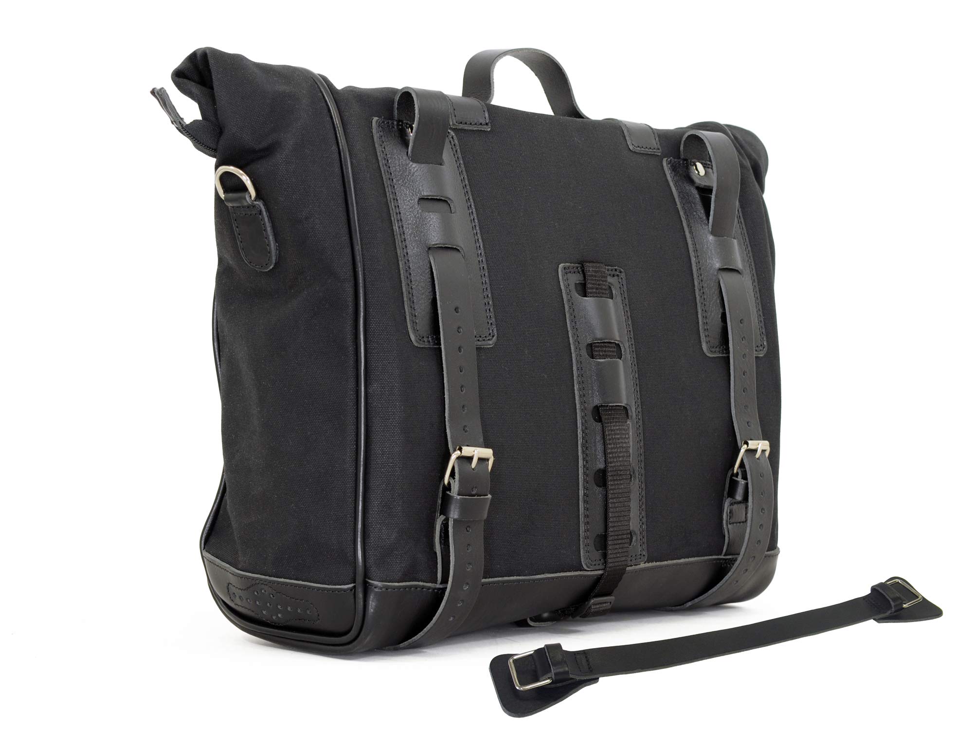 Amazon.co.jp: LONGRIDE ヘリテージ サドルバッグ・ロールトップ (18L 