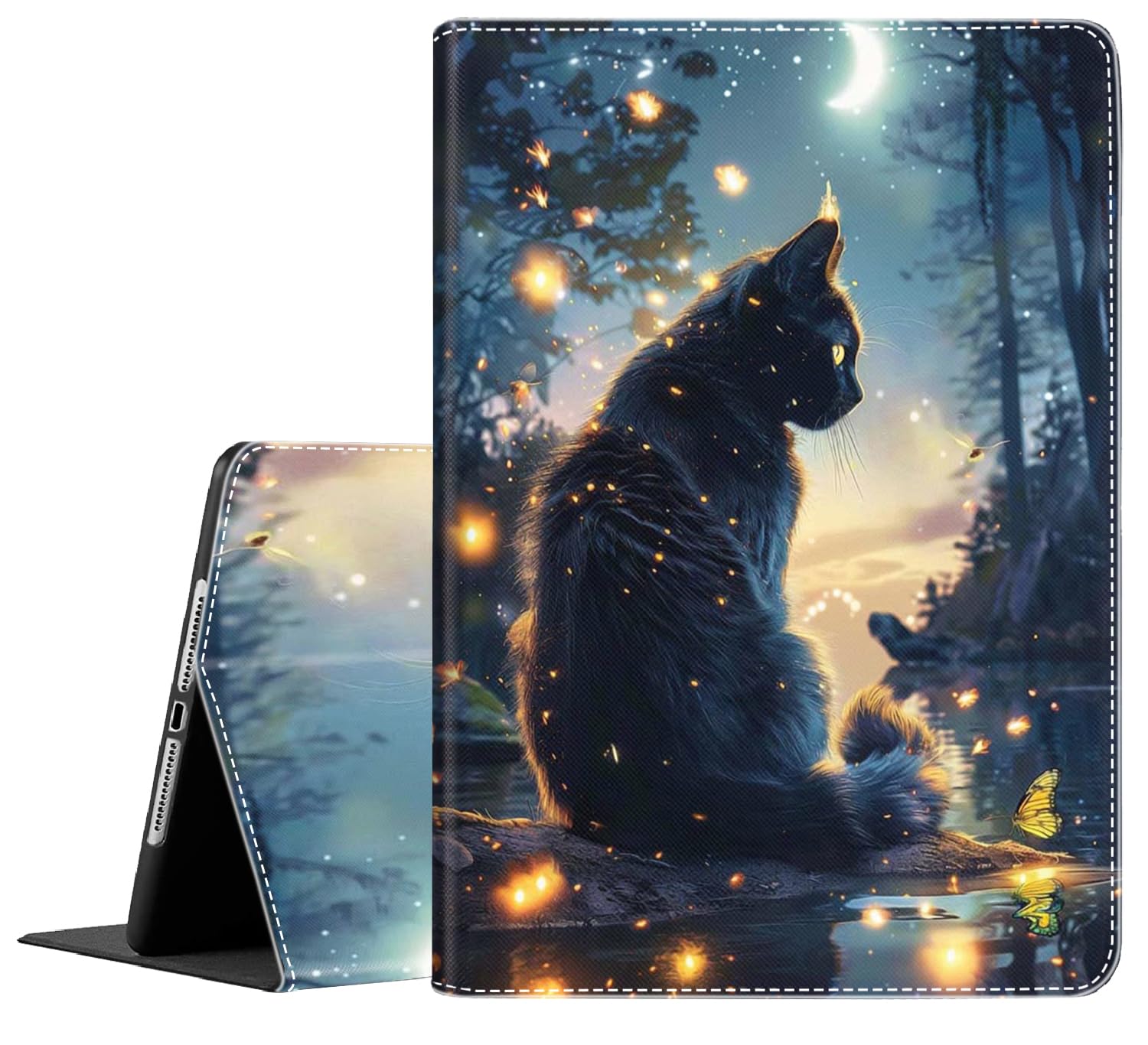 Case For IPad 10.2/10.5,iPad 9th/8th/7th Gen,for IPad 10.2 Inch 2021/2020/2019/iPad Air 3rd Gen/Pro 10.5" - Slim Fit Standing Cover With Auto Sleep/Wake,Golden Retriever Dog