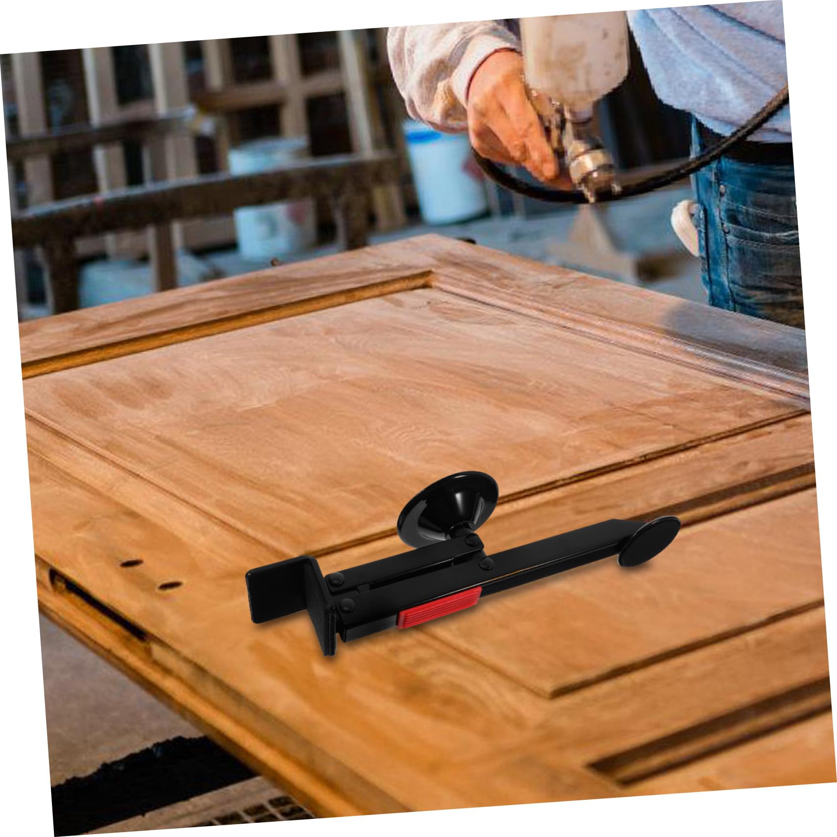 Hemobllo Attrezzo Per Sollevare Porte a Pedale Per Installazione Porte in Legno, Strumento Di Sollevamento Porta Pesante Per Falegnami, Utensile Manuale Per Installatori Professionali