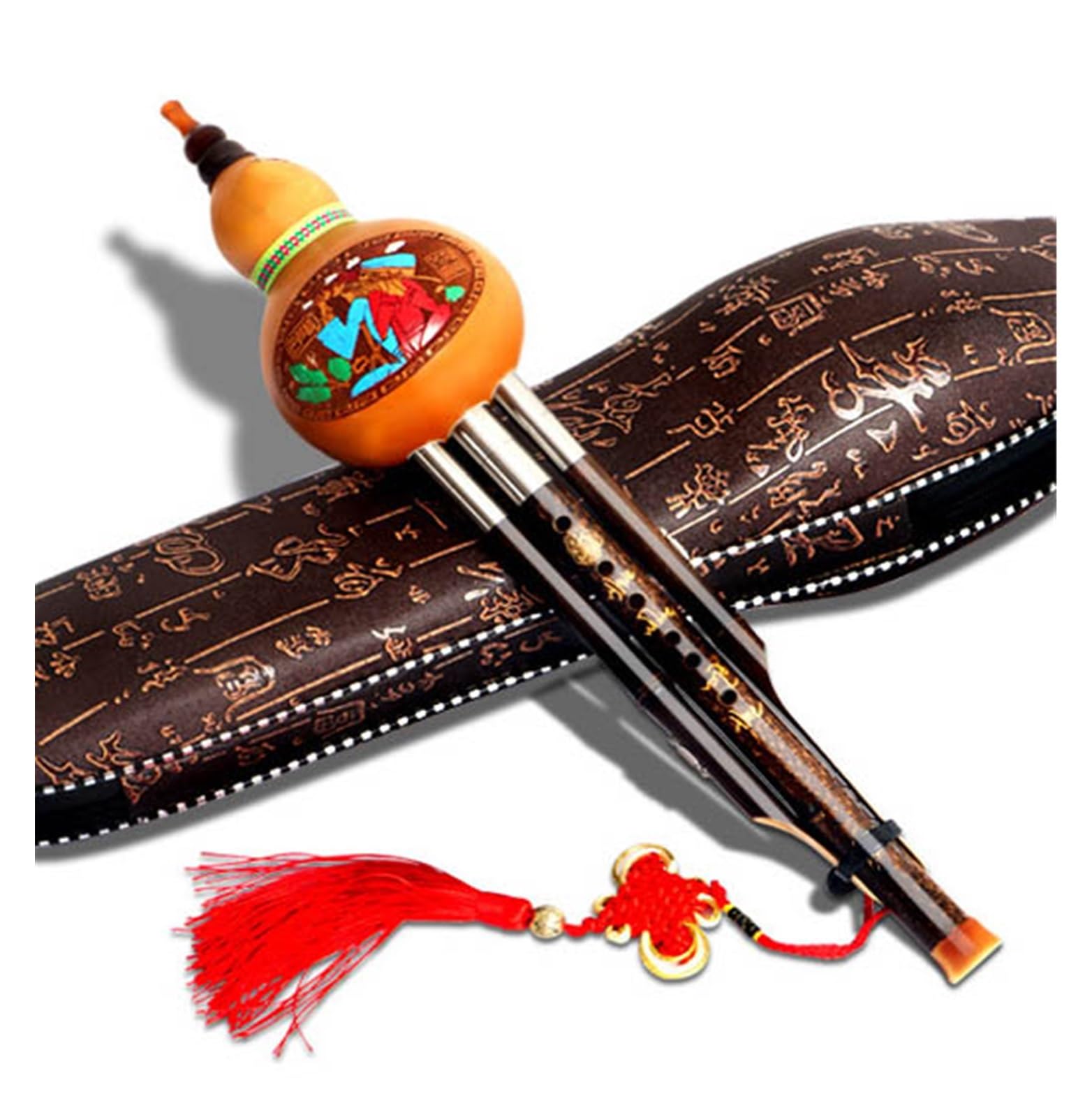 Hulusi Das Nationale Musikinstrument Hulusi Bringt Den Schülern Bei, Wie Man Hulusi In C-Dur Und B-Dur Spielt (Color : B flat)