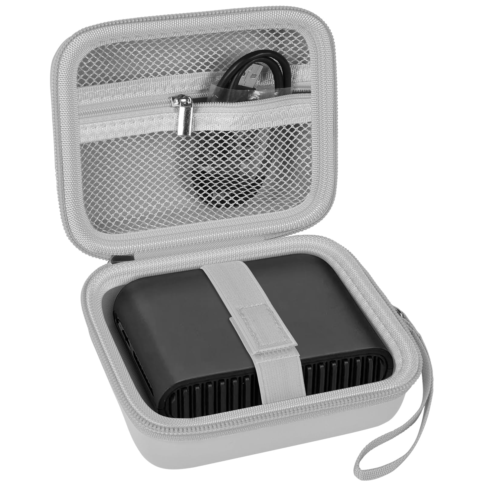 Travel Router Case for TP-Link Wi-Fi 6 AX1500 AX3000m, Grey