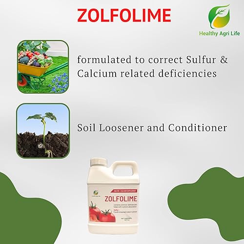 Miniatura 3 de Healthy Agri Life - Líquido de alimentos para césped y plantas de azufre, aflojador y acondicionador de suelo, ideal para suelos compactos, agua