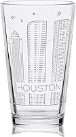 Vista 19 de AMSTERDAM NETHERLANDS SKYLINE Engraved Pint Beer Glass Minimalist City Sky Line Full Wrap Engraving Great Gift Idea!