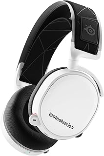 SteelSeries Arctis 7 – Auriculares De Juego – Inalámbricos Sin Pérdidas – Dts Headphone: X V2.0 Surround – Para PC, Playstation 5 y PlayStation 4 – Blanco
