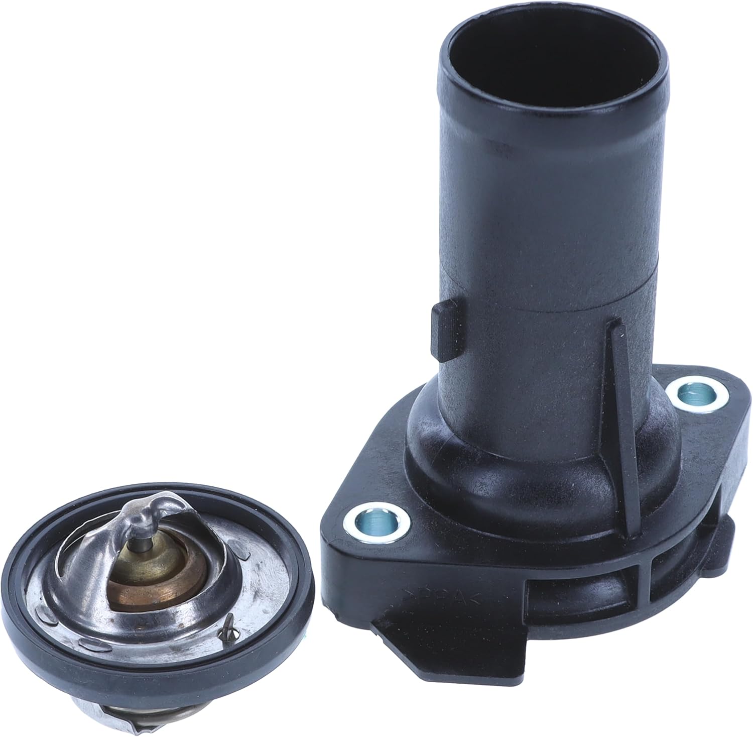 MotoRad 195° Thermostat Kit with Housing & Seal - OEM Quality Copper Construction for Precise Engine Cooling