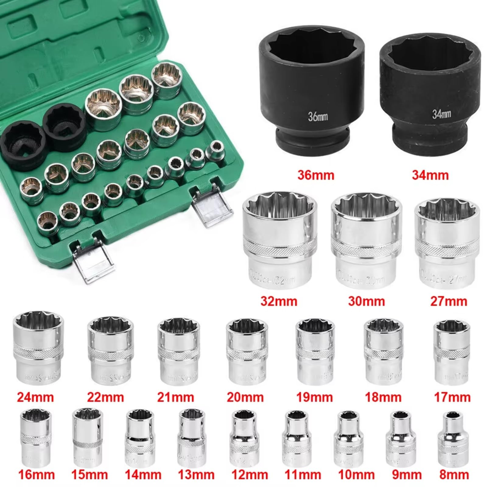 Maletín herramientas multiusos Juego Hexágono Interno 21 Uds Herramienta Trinquete Portátil Herramientas Reparación Automóviles Brazo Corto Ciruela Doce Ángulos Juego Herramientas Enchufe