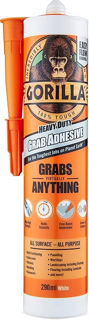 Gorilla Heavy Duty Grab Adhesive White 290ml