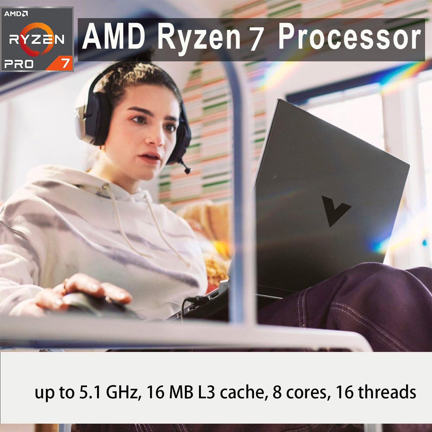 Amazon.com: HP Victus 16.1 Ryzen 7 RTX 4060 Gaming Laptop