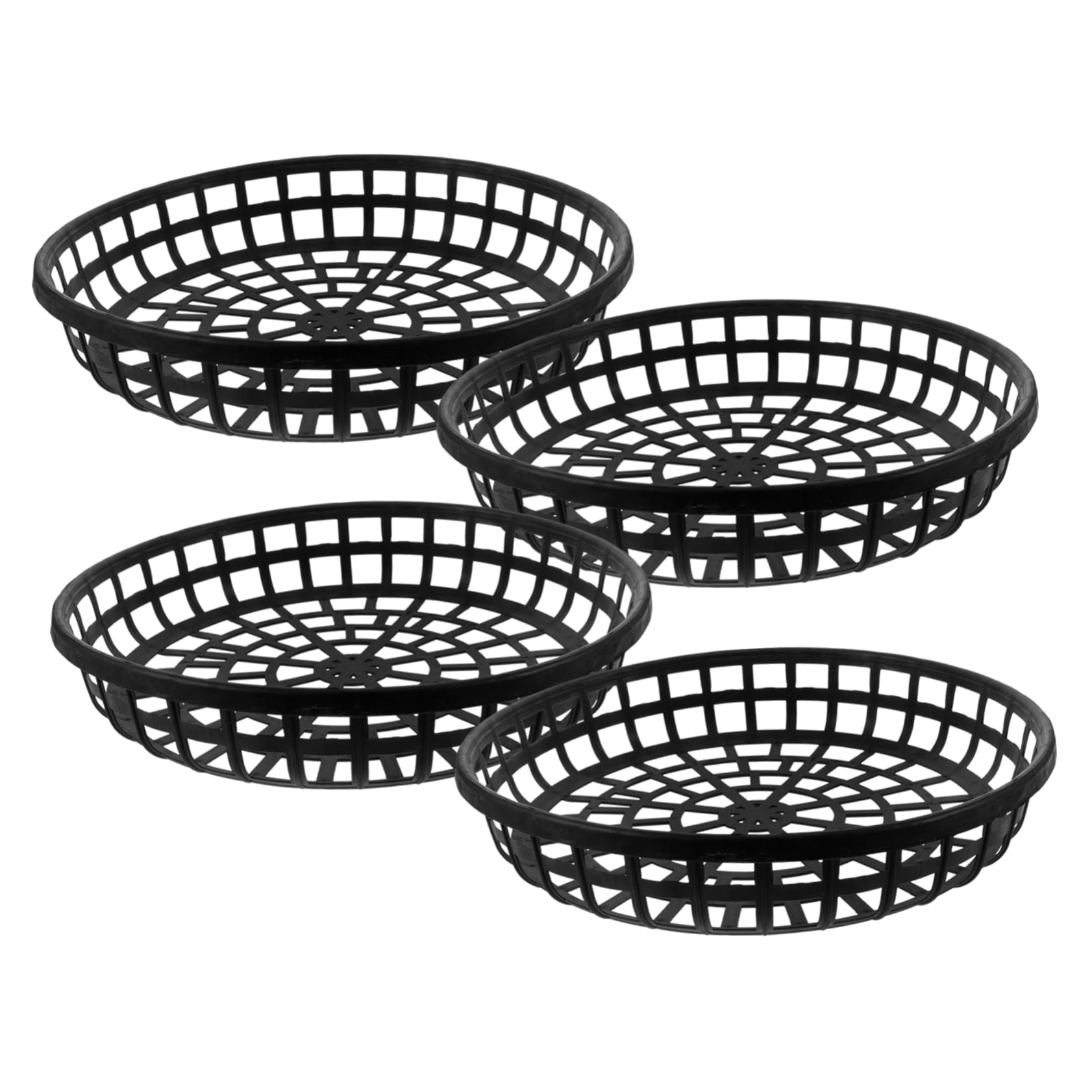 FUNOMOCYA 4pcs Seafood Breeding Cage Scallops Scallop Cultivation Tray Scallop Baskets Breeding Mesh Basket Aquaculture Basket Trepang Breeding Baskets Breeding Tray Hollow Plastic