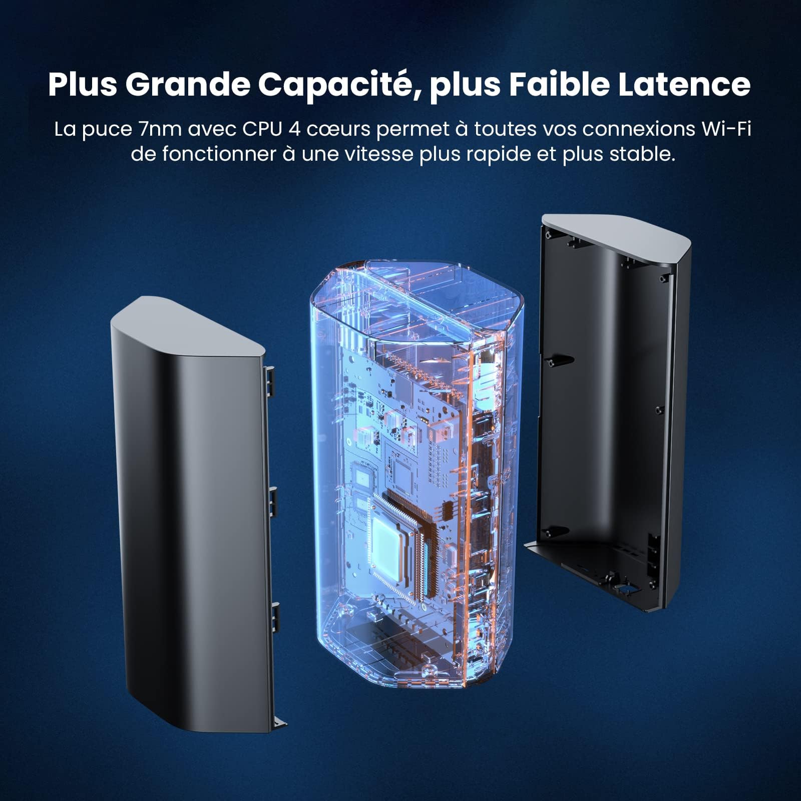 Tenda Routeur 5G NR SIM, Routeur Wi-FI 6 Mesh AX1800, Box 5G, Plug&Play, Easy Mesh, 2 Ports Gigabit, Connecte Jusqu’à 128 Appareils, WPA3,Débit Jusqu’à 4,67 Gbps(5G03)