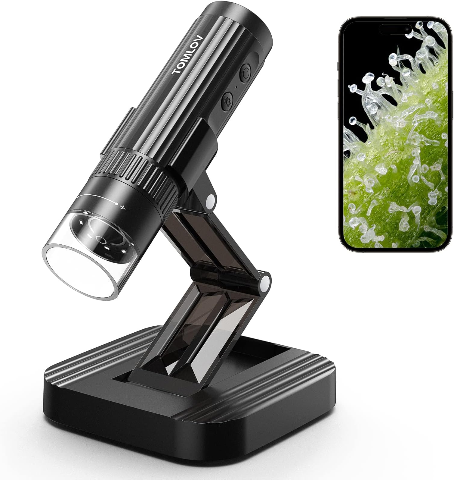 TOMLOV DM1S Microscopio digital inalámbrico [fácil y divertido] 50X ...