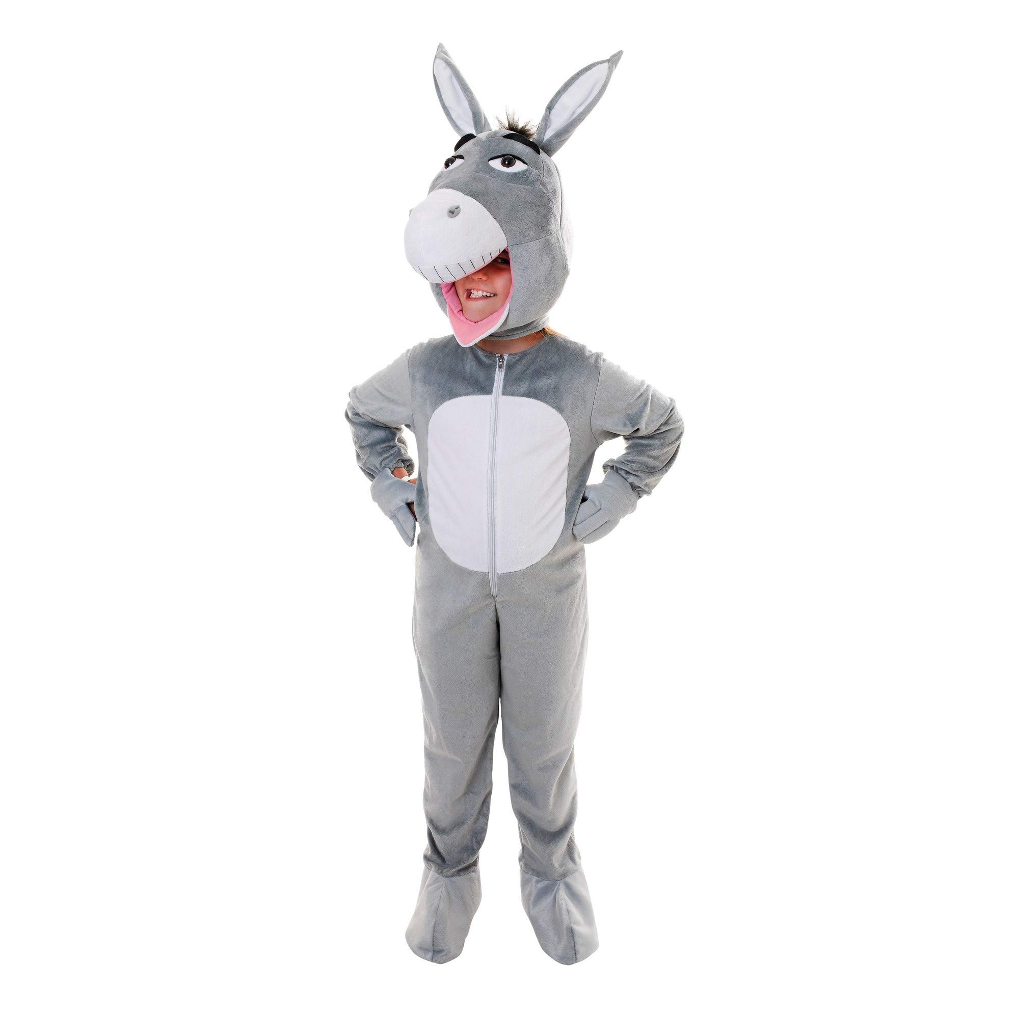 Bristol Novelty CC008 Donkey Big Head Costume, White, Large