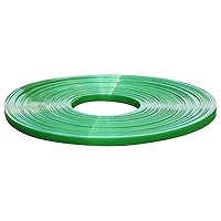 Vista 11 de 5/8 "x.034 x1000ft poliéster (PET) Rollo de flejado de embalaje de paletas de embalaje de plástico de bandas de polietileno Verde 1450lbs