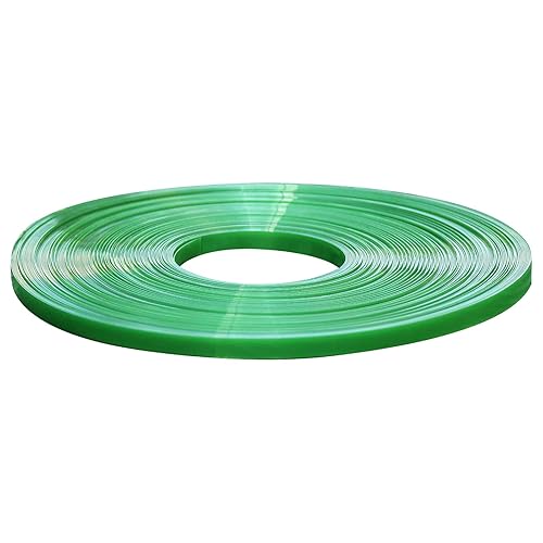 Miniatura 11 de 5/8 "x.034 x1000ft poliéster (PET) Rollo de flejado de embalaje de paletas de embalaje de plástico de bandas de polietileno Verde 1450lbs