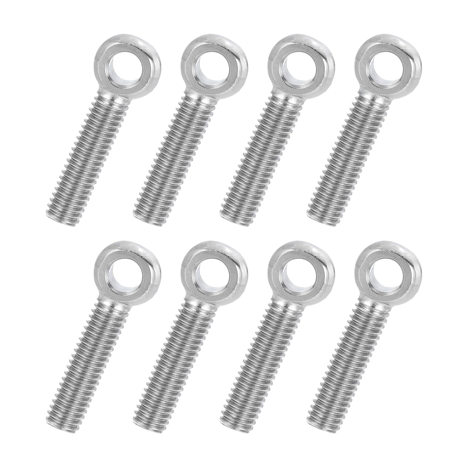 PATIKIL 8 Pcs M6x30mm Shoulder Swing Lifting Eye Bolt