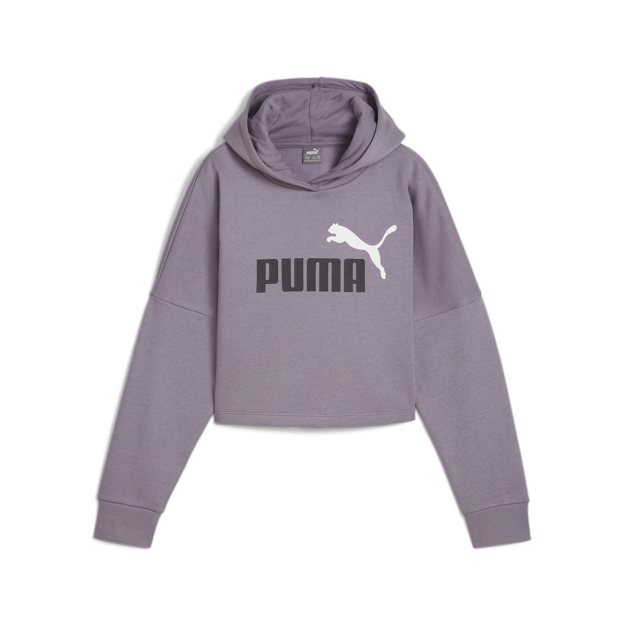 PUMA ESS Logo Cropped Hoodie G