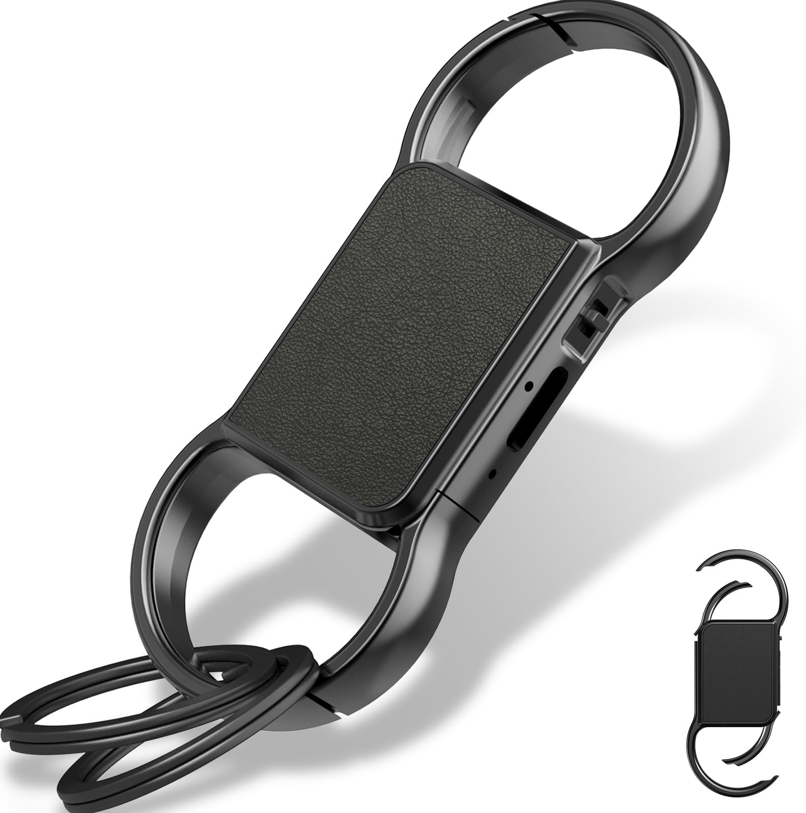 Hinne 64GB Keychain Voice Recorder,Audio Recording Device with Triple Noise Reduction,Voice Activated Recorder 800 Hours Capacity,HD Playback for Lectures,Meetings,Interviews