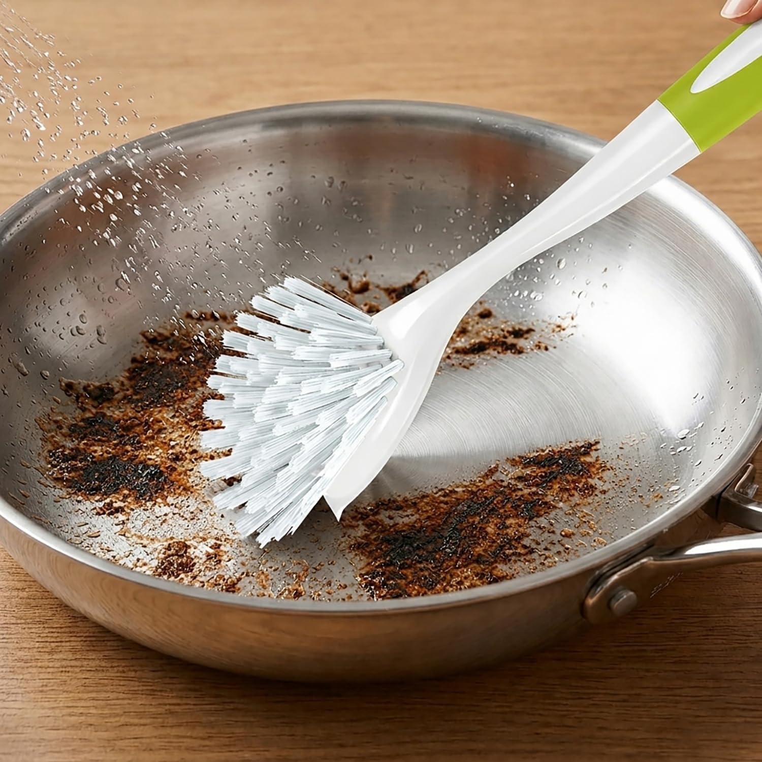 Dish Brush with Long Handle for Kitchen, Sink, Pots & Pans Cleaning, 20Pack image 4
