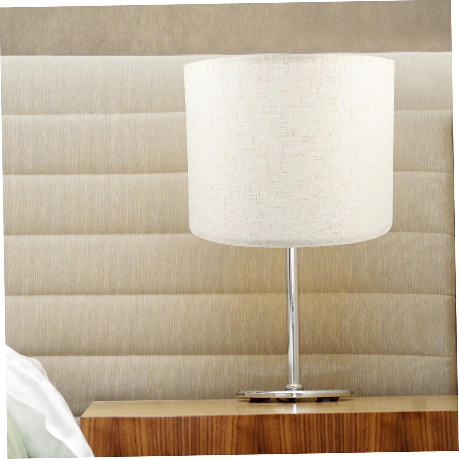 Rustic Linen Lampshade Replacement Decorative Half Round Light Cover for Bedside Floor Table and Ceiling Lamps for Enhancing Home Ambiance