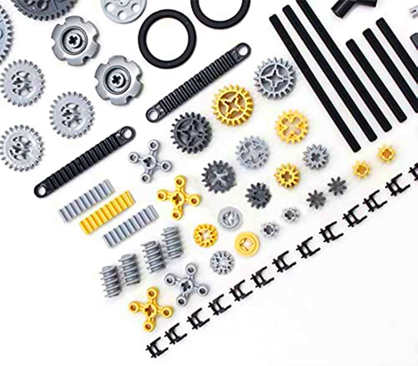 Technik Ersatzteile Set, 434 Teile – Kompatibel Mit Technik Bausteinen, Inkl. Raupenketten & Laufflächen