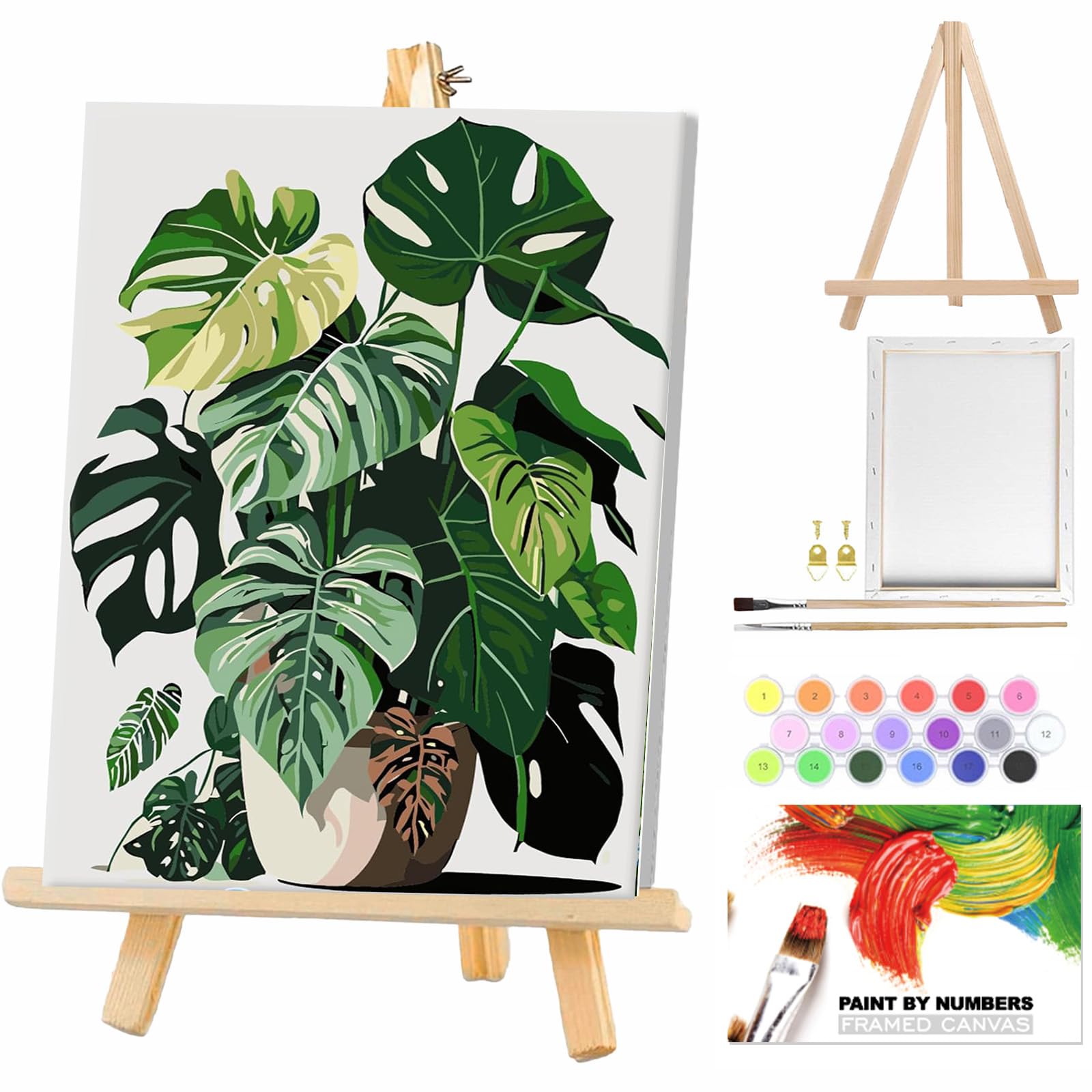 WEMEON Malen Nach Zahlen Erwachsene(40X50cm)