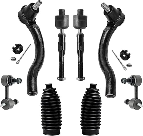 Detroit Axle - Kit de suspensión delantera de 8 piezas de 1.8L para Honda Civic 2006-2011 2007 2008 2009 2010, 4 barras de acoplamiento interiores y