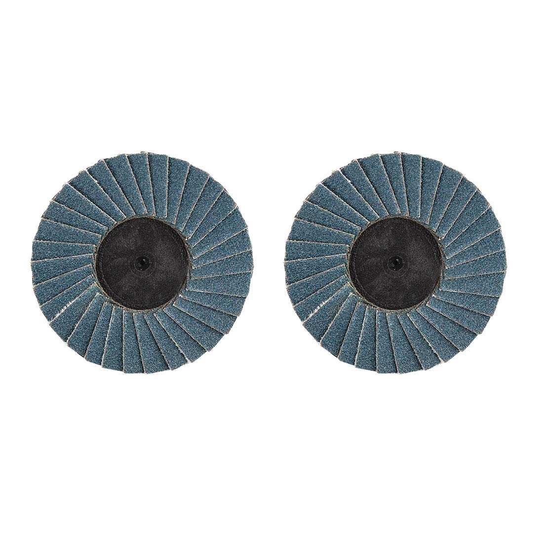 uxcell Aluminum Oxide 2 Inch High Density Flap Disc Sanding Grinding Wheel 80 Grit - 20 Pcs