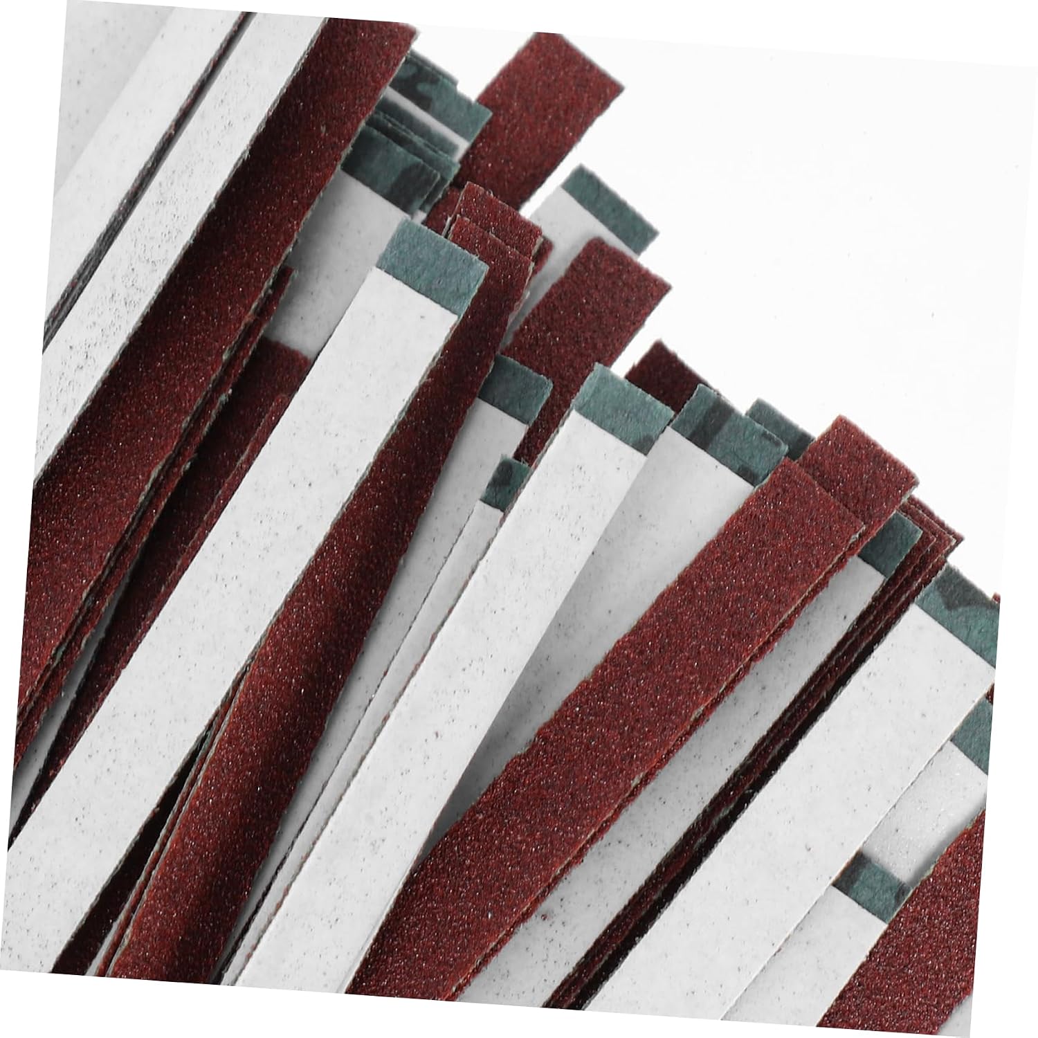 Generic 1000pcs Self Adhesive Sandpaper Strips Fine Grit Sanding Twigs for Tailoring Crafting Sewing Studios Quick Setup Flexible Sizing Slip Design