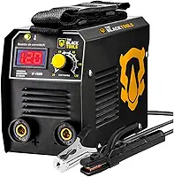 Máquina De Solda Inversora Eletrica Portatil Mma Tig Eletrodo Com Visor Digital 120a If150d The Black Tools 220v