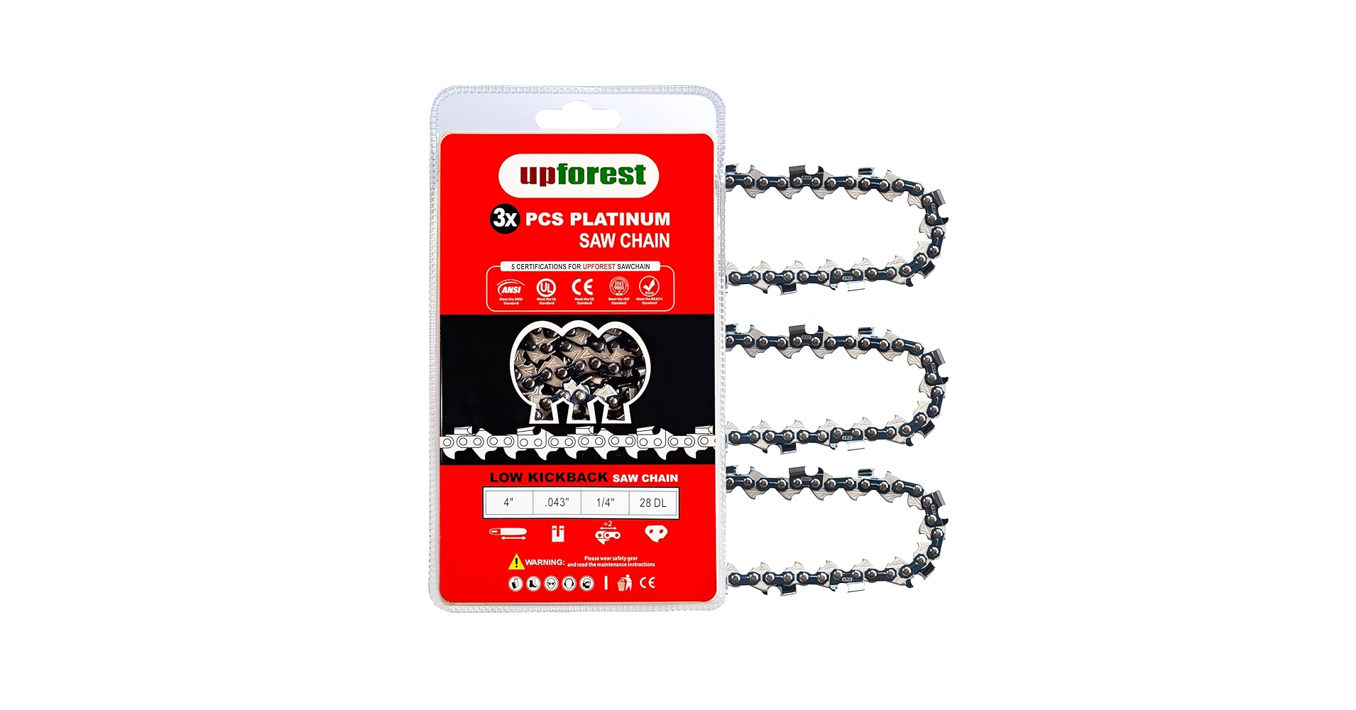 *2nya*② Amazon.com: 4 Inch Chainsaw Chain 1/4
