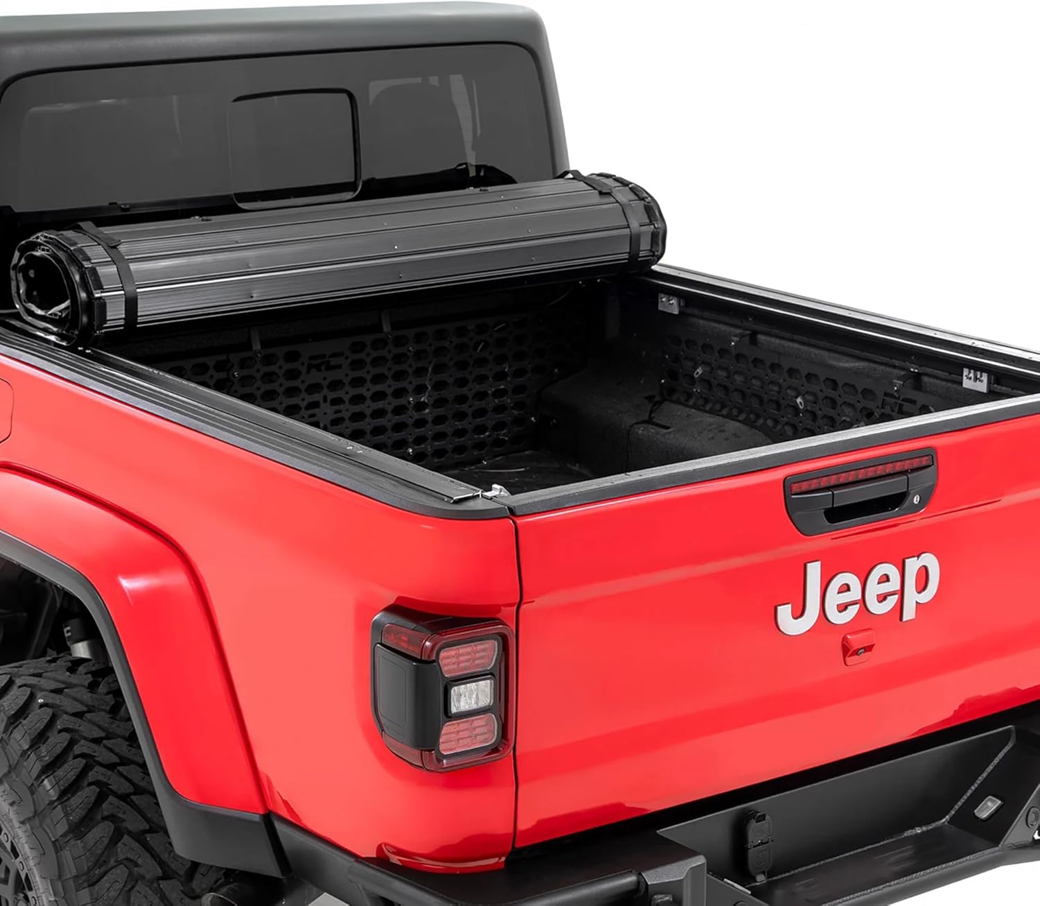 Rough Country Hard Roll-Up Tonneau Cover for 2020-2026 Jeep Gladiator JT (5' Bed)