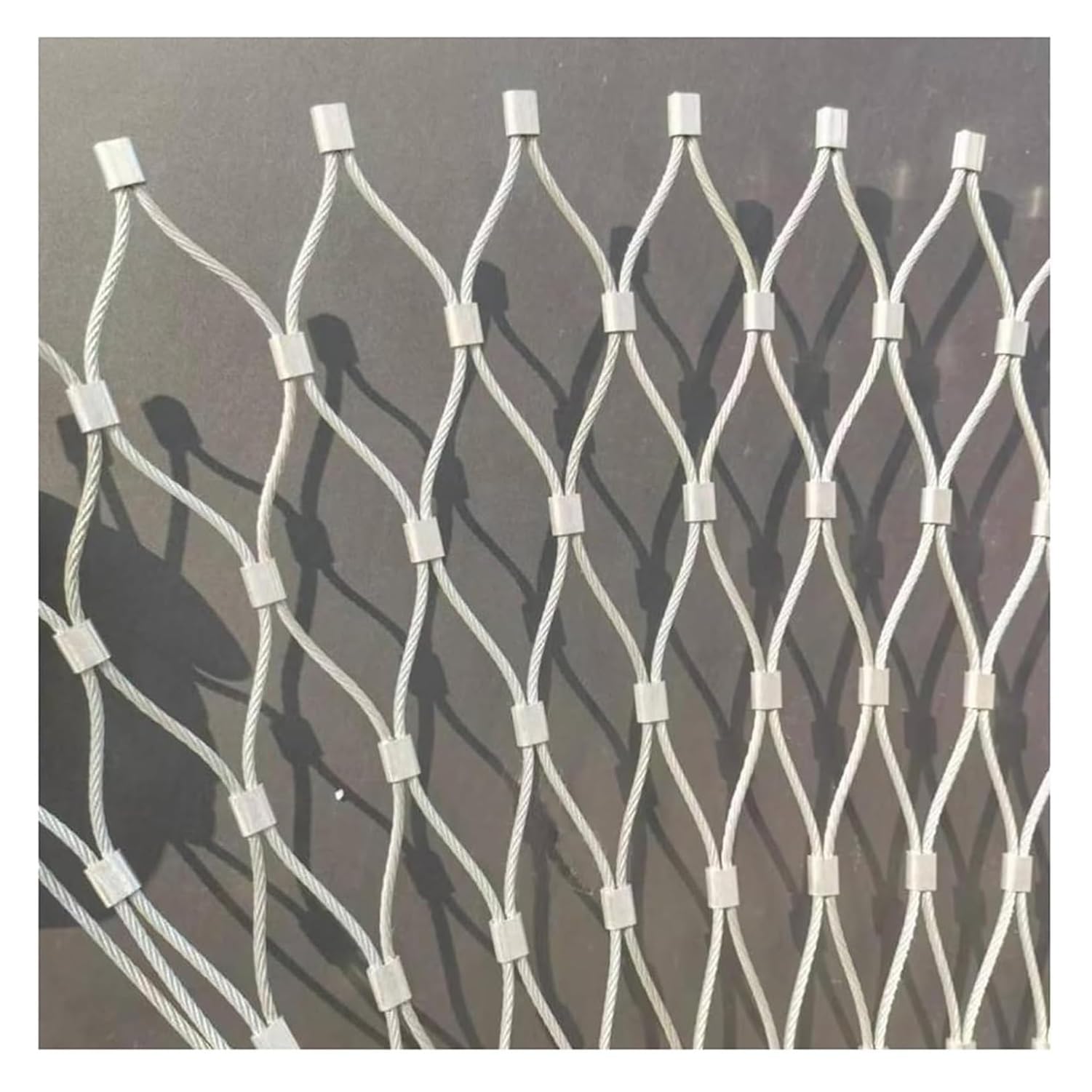 Clôture flexible acier inoxydable protection animaux barrière choc