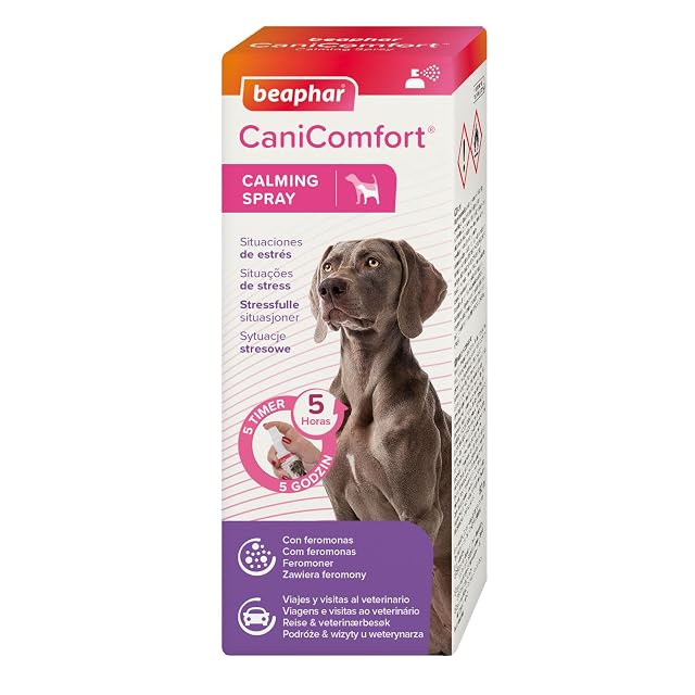 Beaphar CaniComfort Spray Antiestres para Perros 60ml, Antiestres con Feromonas para Perros