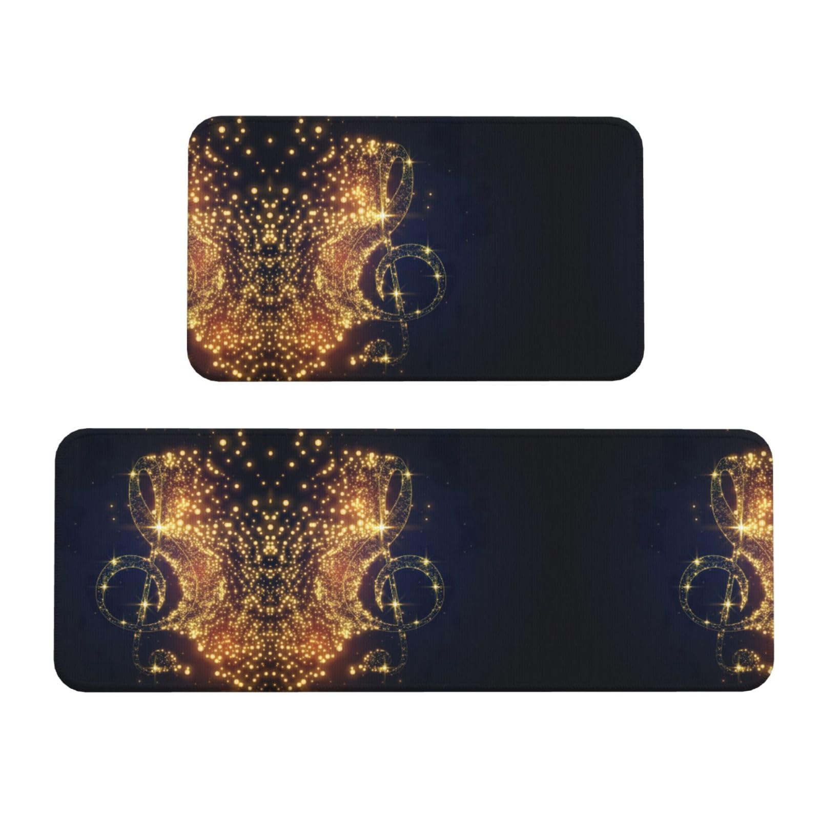 Alfombras de chef impermeables EdWal para cocina y lavandería con estrellas brillantes