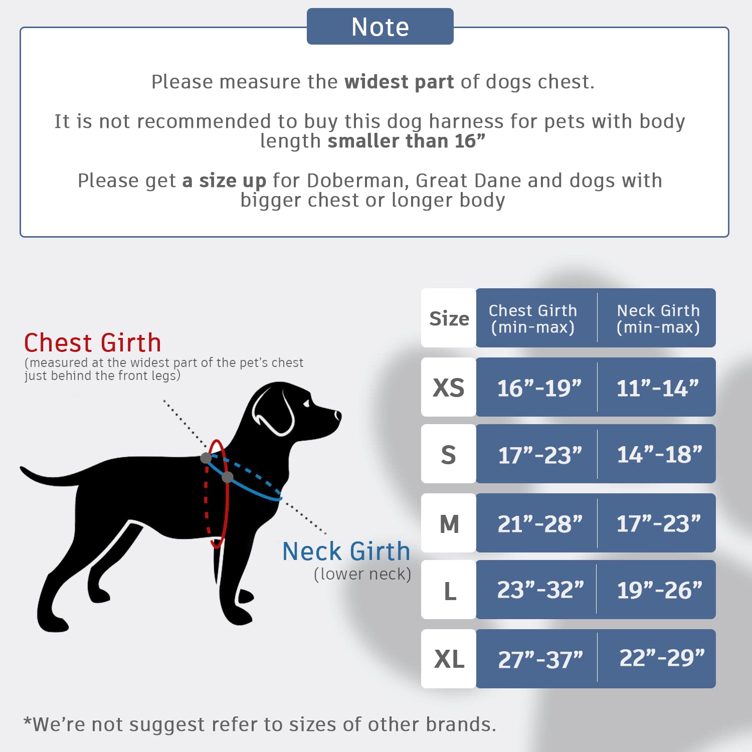 Arnés para perro y correa para perro de 5 pies, arnés de chaleco para perro de servicio sin tirones con asa, ajustable y reflectante nocturno, arnés para cachorros para mascotas medianas y