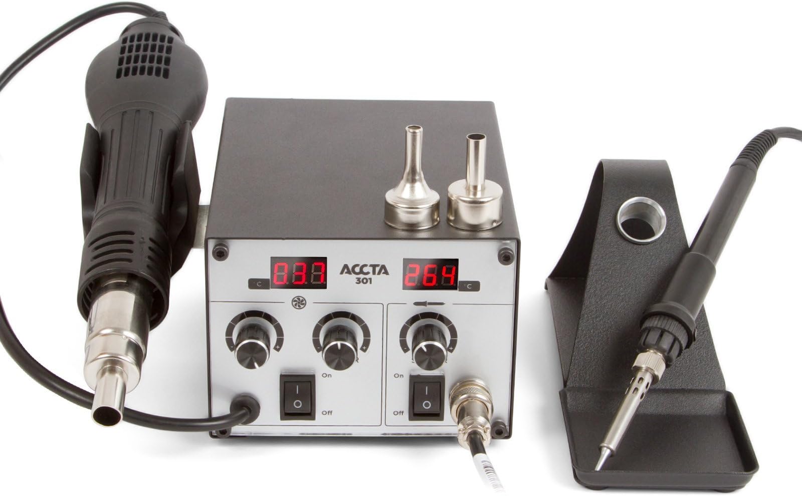 Accta 301A Hot Air Rework Soldering Station Iron Hot Air Gun 450 W 110 V for Cell Phone Repair