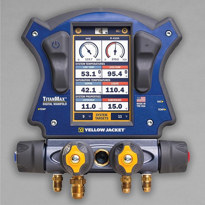 Yellow Jacket 40885 TITANMAX Digital Manifold Backpack Kit miniatura 2