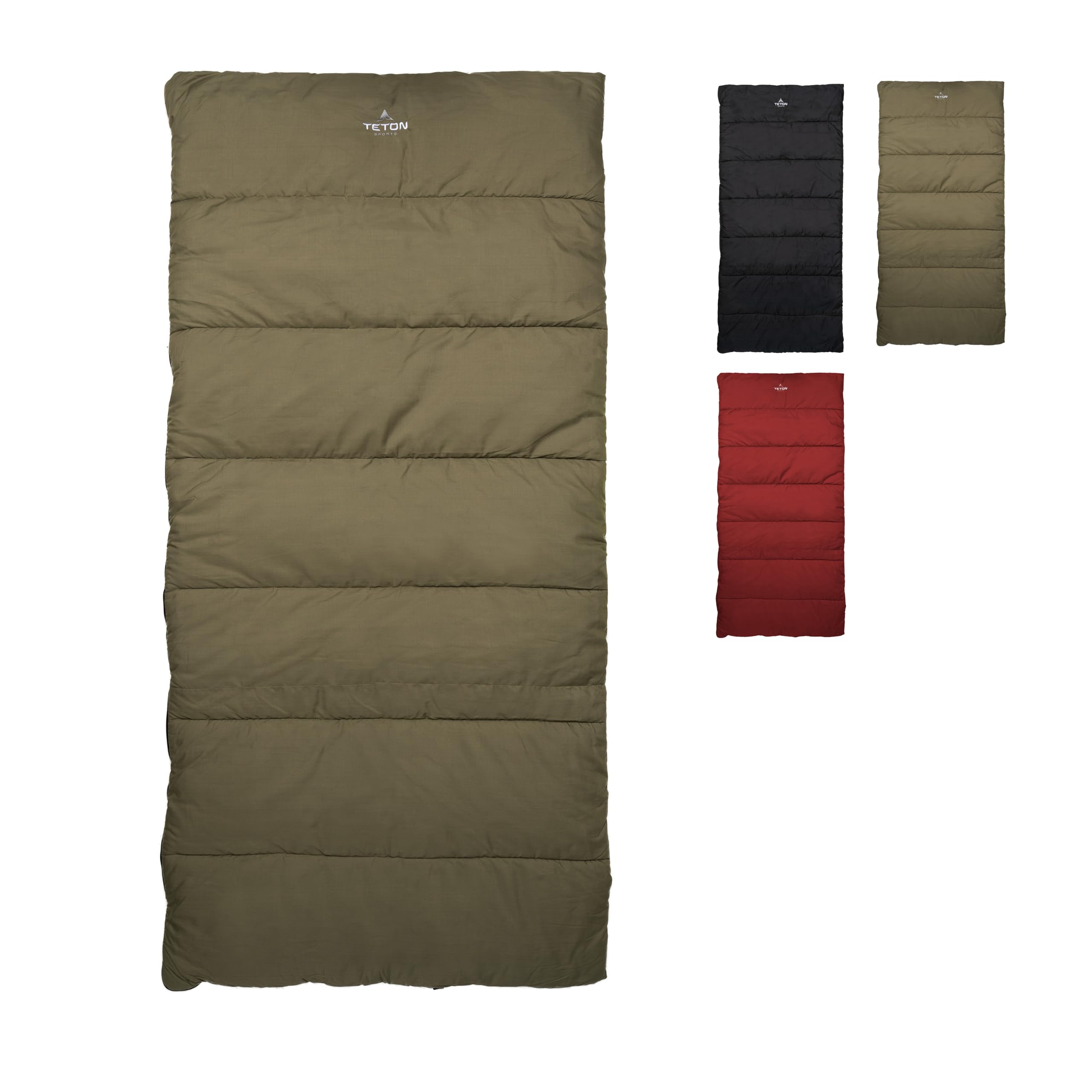 TETON Sports Evergreen, -10, 35, 20, 0 Degree Sleeping Bag for Adults. Choose a Sleeping Bag for Any Weather. Warm Sleeping Bag for Camping, Hunting, and Base Camp