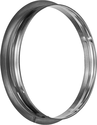 Miniatura 8 de Vent Systems Placa de conector de conducto de ventilación de aire de 10 "pulgadas Brida de conector de conducto de ventilación recta de tubería de