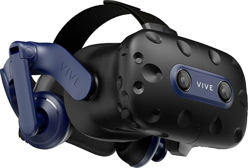 HTC Vive Pro 2 Virtual Reality Headset, Black/Blue
