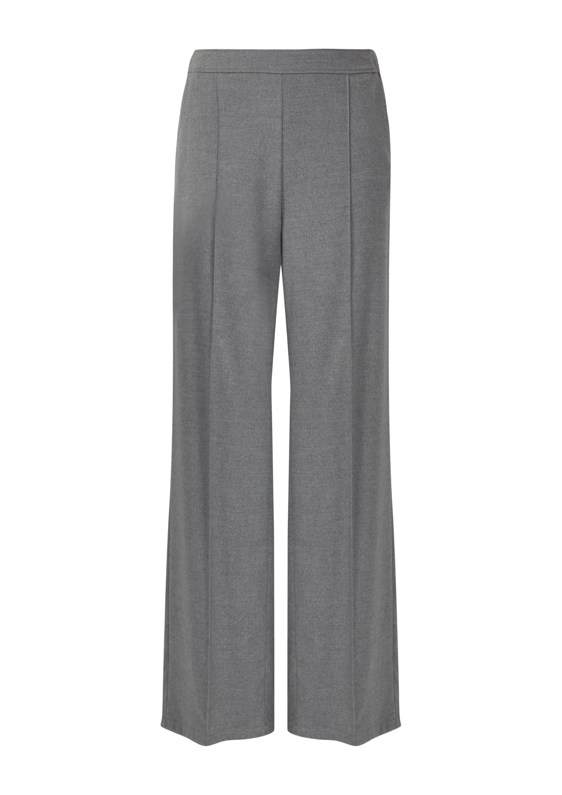 Comma Marlenehose aus weichem Flanell mit Elastikbund