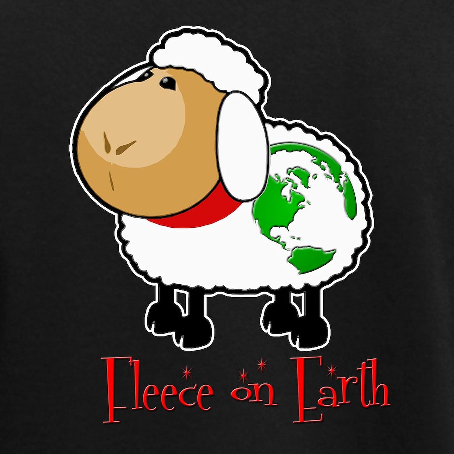 CafePress Fleece On Earth Women's Dark Pajamas Womens Novelty PJ Sleepwear