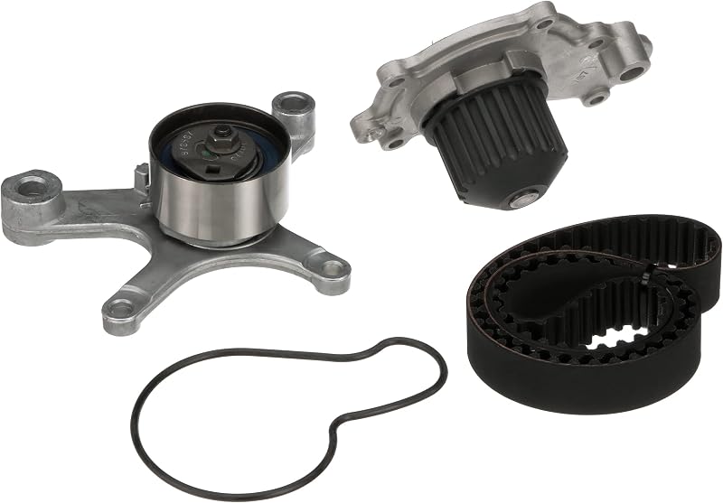 Kit de correia dentada Gates PowerGrip TCKWP245A com tensionador e bomba d’água – 1 unidade