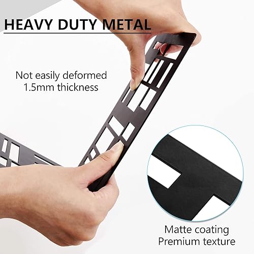 Miniatura 3 de Sujetalibros de metal, sujetalibros decorativos pesados para estantes, sujetalibros decorativos para el hogar para libros pesados, soporte