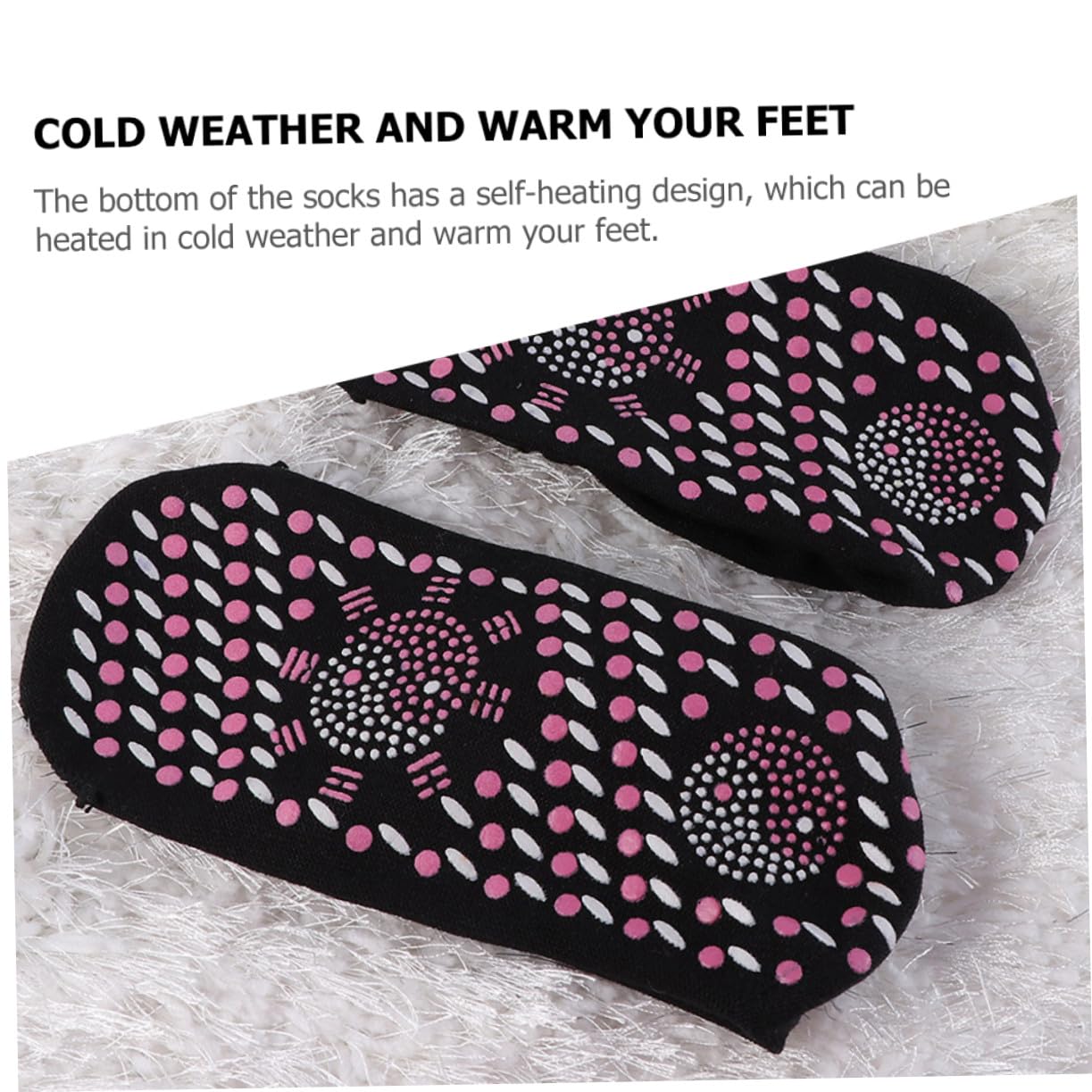 VALICLUD 6 pares Calcetines Térmicos Autocalentables Unisex Invierno Esquí Camping Circulación Cálida Cómoda Ligera
