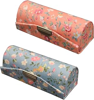 Estuche de lápiz labial floral de 2 piezas co...